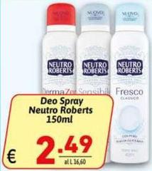 Neutro Roberts - Deo Spray Neutro Roberts - Deo Spray
