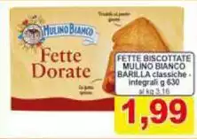 Barilla - Fette Biscottate Mulino Bianco