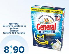 General - Detersivo Lavatrice In Polvere Classico Fustone