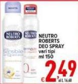 Neutro Roberts - Deo Spray Neutro Roberts - Deo Spray