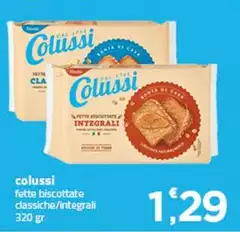 Colussi - Fette Biscottate Classiche/integrali