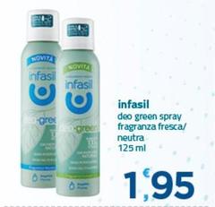 Infasil - Deo Green Spray Fragranza Fresca/ Neutra Infasil - Deo Green Spray Fragranza Fresca/ Neutra