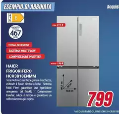 Haier - Frigorifero HCR3818ENMM Haier - Frigorifero HCR3818ENMM