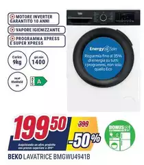 Beko - Lavatrice BMGWU4941B