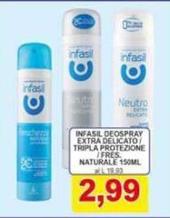 Infasil - Deospray Extra Delicato/ Tripla Protezione/ Fres. Naturale Infasil - Deospray Extra Delicato/ Tripla Protezione/ Fres. Naturale