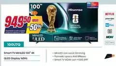 Hisense - Smart Tv Miniled 100" 4k Qled Display 165hz
