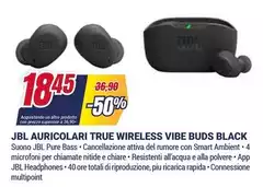 Jbl - Auricolari True Wireless Vibe Buds Black