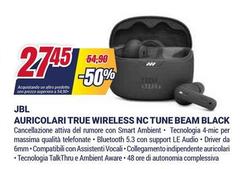Jbl - Auricolarie True Wireless Nc Tune Beam Black Jbl - Auricolarie True Wireless Nc Tune Beam Black