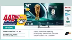 Hisense - Smart Tv Miniled 75" 4k