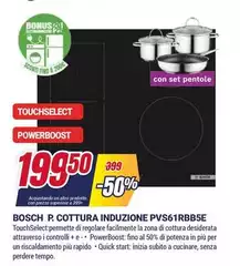Bosch - P. Cottura Induzione PVS61RBB5E