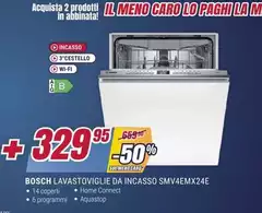 Bosch - Lavastoviglie Da Incasso SMV4EMX24E