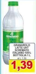 Granarolo - Latte UHT Scremato Italiano 100% Bottiglia