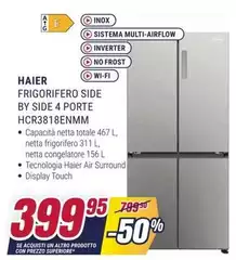 Haier - Frigorifero Side By Side 4 Porte HCR3818ENMMM Haier - Frigorifero Side By Side 4 Porte HCR3818ENMMM