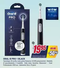 Oral b - Pro 1 Black Oral b - Pro 1 Black