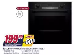 Bosch - Forno Multifunzione HBA534BB3