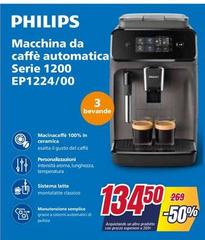 Philips - Macchina Da Caffè Automatica Serie 1200 EP1224/00 Automatica