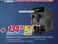 Philips - Macchina Da Caffé Superautomatica Ep122400