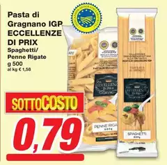 Pasta Di Gragnano IGP Di Prix Spaghetti/ Penne Rigate