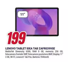 Lenovo - Tablet Idea Tab ZAFR0399SE
