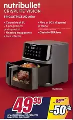 Nutribullet - Crisplite Vision Friggitrice Ad Aria