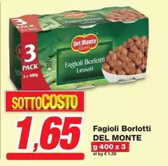 Del monte - Fagioli Borlotti Del monte - Fagioli Borlotti