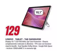 Lenovo - Tablet - Tab ZAEH0049SE