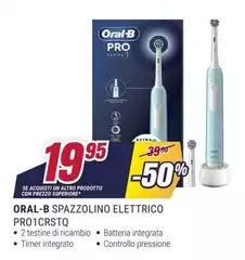 Oral b - Spazzolino Elettrico PRO10CRSTO Oral b - Spazzolino Elettrico PRO10CRSTO