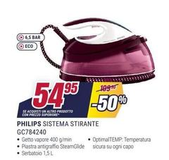 Philips - Serie 5000 GC784240 Nero Da incasso 60 mm Nero