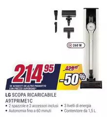 LG - Scopa Ricaricabile A9tprime10