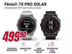 Garmin - Fenix 7x Pro Solar