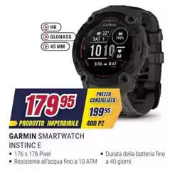 Garmin - Smartwatch Instince E