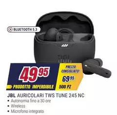 Jbl - Auricolari TWS TURE 245 NC