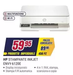 HP - Stampante Inkjet Envy-6120e HP - Stampante Inkjet Envy-6120e