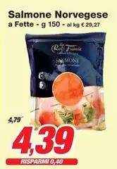 Salmone Norvegese A Fette