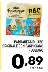 Parmigiano reggiano - Parmareggio L'Abc Originale Con Parmigiano Reggiano