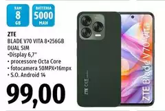 ZTE - Blade V70 Vita 8+256gb Dual Sim