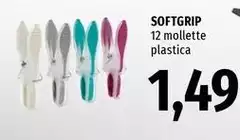 12 Mollette Plastica