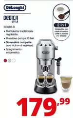 De Longhi - Dedica Style EC 685.R Manuale Macchina Per Espresso 1,1 L