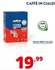 Lavazza - Caffe In Cialde Crema E Gusto Pack 100 Cialde 