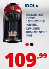 Lavazza - Idola Automatica Macchina Per Caffè A Capsule 1,1 L
