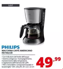 Philips - Macchina Caffè Americano HD7462/20