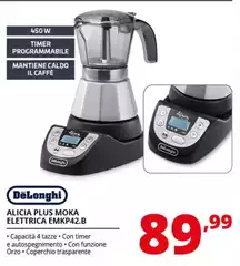 De Longhi - Alicia Plus Moka Elettrica EMKP42.B