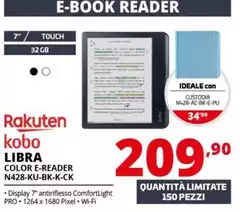 Rakuten Kobo - Libra Color E-Reader N428-KU-BK-K-CK