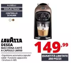 Lavazza - Desea Macchina Caffè A Capsule LM950