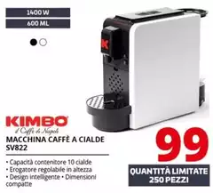 Kimbo - Macchina Caffè A Cialde SV822