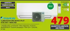 Daikin - Climatizzatore Mono Split ATXC35D+ARXC35D
