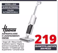Hoover - Aspirapolvere E Lavapavimenti HW500