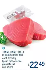 Netto - Tonno Pinne Gialle Chunk Surgelato