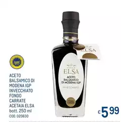 L'Oreal - Aceto Balsamico Di Modena IGP Invecchiato Fondo Carrate Acetaia Elsa