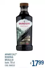 Bràulio - Amaro 24,7° Riserva